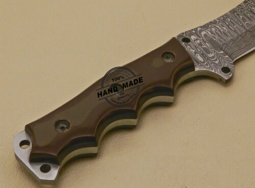 Damascus Tracker Knife Custom Handmade Damascus Knife 850 - Image 8