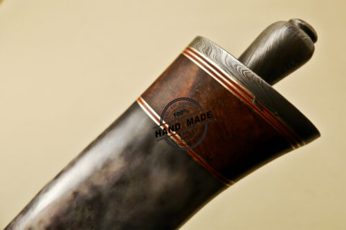 Best Damascus Bowie Knife Custom Handmade Damascus Steel Hunting Best Damascus Bowie Knife 847 - Image 8