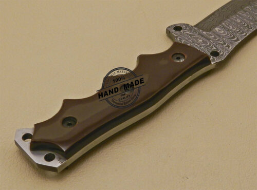 Damascus Tracker Knife Custom Handmade Damascus Knife 850 - Image 9