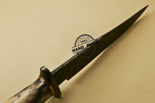 Best Damascus Bowie Knife Custom Handmade Damascus Steel Hunting Best Damascus Bowie Knife 847 - Image 9