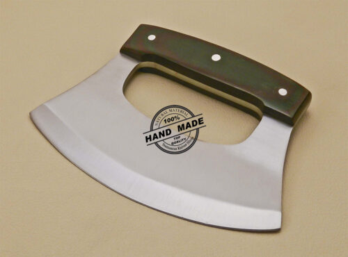 Ulu Kitchen Knife Custom Handmade Stainless Steel Ulu Kitchen Chef Knife With Mictra Handle 829 - Image 3