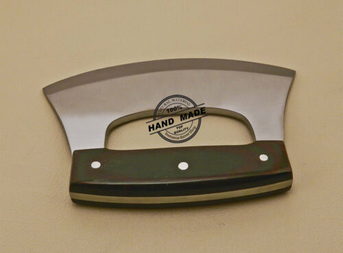 Ulu Kitchen Knife Custom Handmade Stainless Steel Ulu Kitchen Chef Knife With Mictra Handle 829 - Image 5