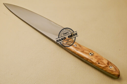 Kitchen Knife Custom Handmade Stainless Steel Kitchen Chef Knife With Cow Handle 838 - Image 5