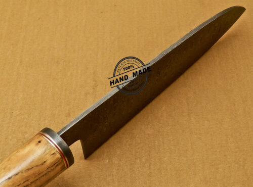 Damascus Chef Knife Custom Handmade Damascus Kitchen Chef Knife With Exotic Wood Handle 823 - Image 6