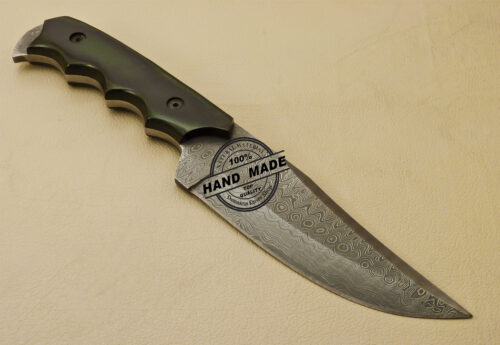 Damascus Skinner Knife Custom Handmade Damascus Steel Hunting Damascus Skinner Knife With Mictra Handle 842 - Image 5