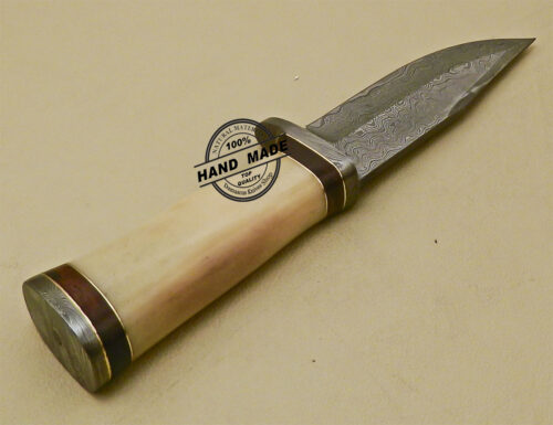 Damascus Skinner Knife Custom Handmade Damascus Steel Knife 856 - Image 6