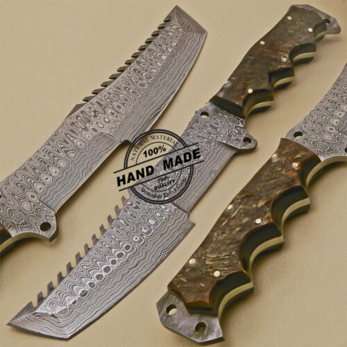 Damascus Tracker Knife