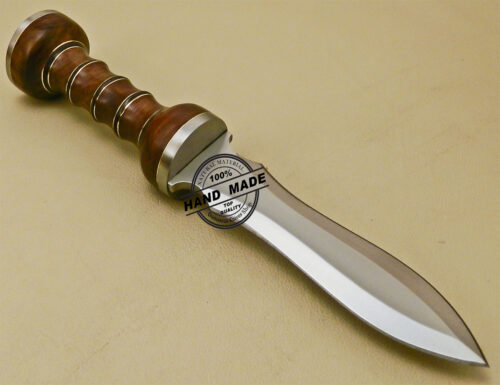 Dagger Knife Custom Handmade Stainless Steel Hunting Dagger Knife With Rose Wood Handle 860 - Image 4