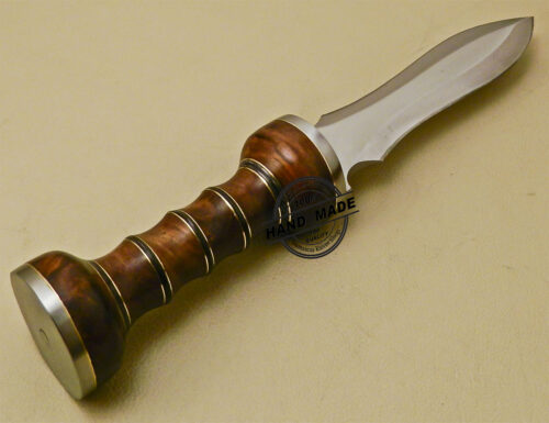 Dagger Knife Custom Handmade Stainless Steel Hunting Dagger Knife With Rose Wood Handle 860 - Image 5