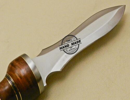 Dagger Knife Custom Handmade Stainless Steel Hunting Dagger Knife With Rose Wood Handle 860 - Image 6