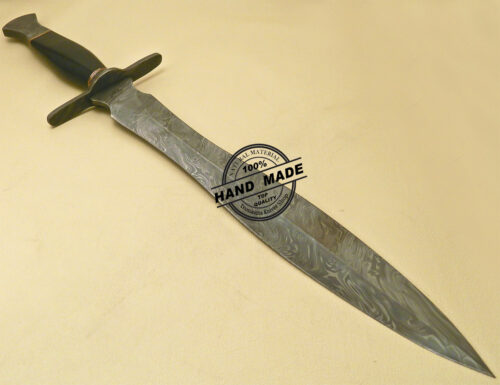 Damascus Sword Custom Handmade Damascus Steel Sword 870 - Image 4