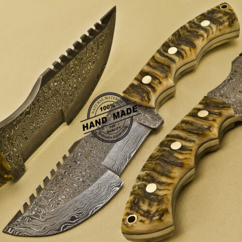 Damascus Tracker Knife