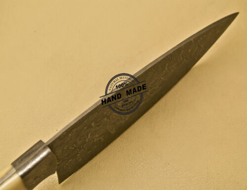 Damascus Kitchen Knife Custom Handmade Damascus Steel Chef Knife 904 - Image 9