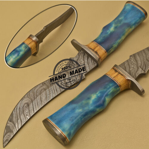 Damascus Skinner Knife