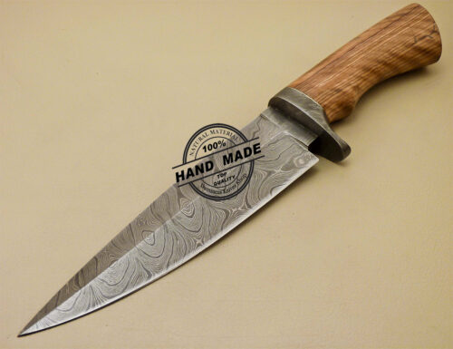 Damascus Skinner Knife Fixed Blade Handmade Damascus Steel Knife 892 - Image 3