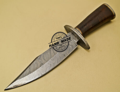 Damascus Skinner Knife Custom Handmade Damascus Steel Knife 891 - Image 3