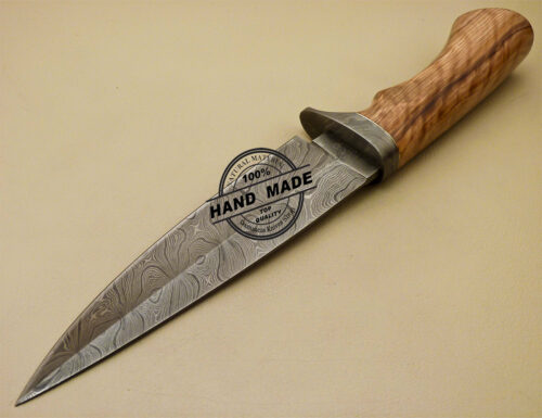 Damascus Skinner Knife Fixed Blade Handmade Damascus Steel Knife 892 - Image 4
