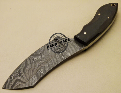 Damascus Skinner Knife Custom Handmade Damascus Steel Knife 906 - Image 4