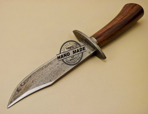 Damascus Skinner Knife Custom Handmade Damascus Steel Knife 893 - Image 4