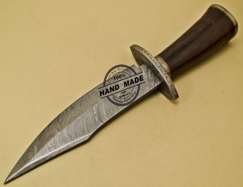 Damascus Skinner Knife Custom Handmade Damascus Steel Knife 891 - Image 4