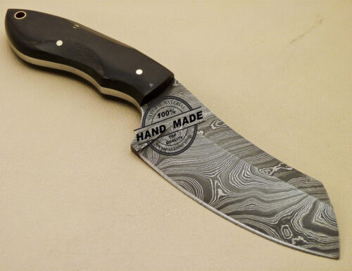 Damascus Skinner Knife Custom Handmade Damascus Steel Knife 906 - Image 5
