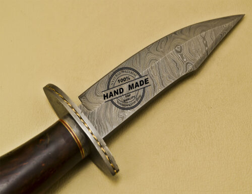 Damascus Skinner Knife Custom Handmade Damascus Steel Knife 891 - Image 6