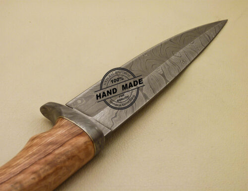 Damascus Skinner Knife Fixed Blade Handmade Damascus Steel Knife 892 - Image 7