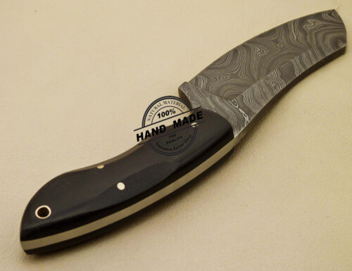 Damascus Skinner Knife Custom Handmade Damascus Steel Knife 906 - Image 7