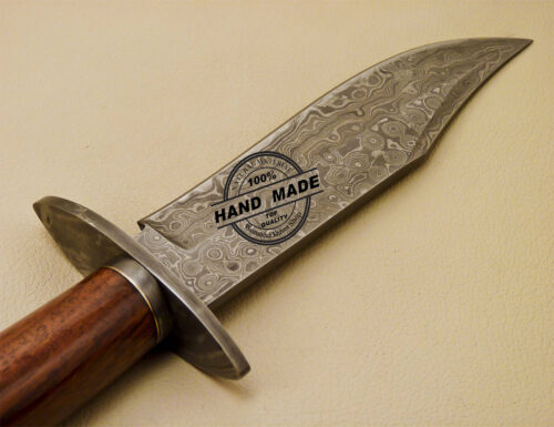 Damascus Skinner Knife Custom Handmade Damascus Steel Knife 893 - Image 7
