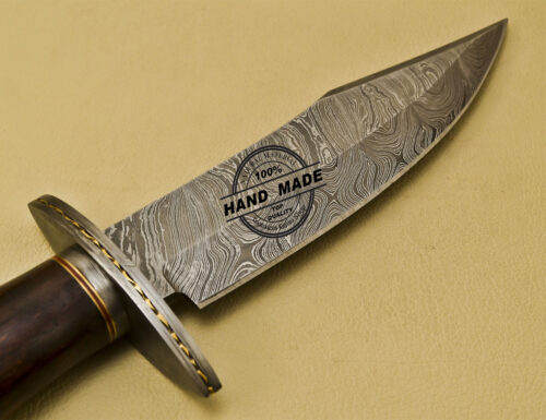 Damascus Skinner Knife Custom Handmade Damascus Steel Knife 891 - Image 7