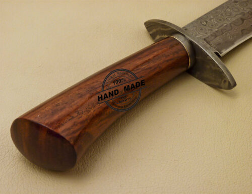 Damascus Skinner Knife Custom Handmade Damascus Steel Knife 893 - Image 8