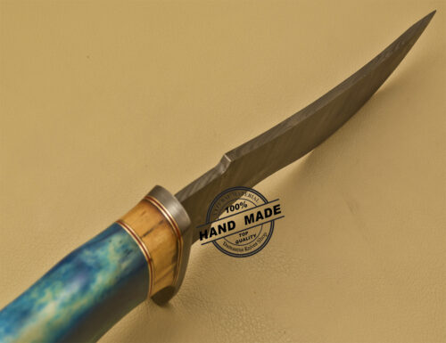 Damascus Skinner Knife Fixed Blade Handmade Damascus Steel Knife 901 - Image 7