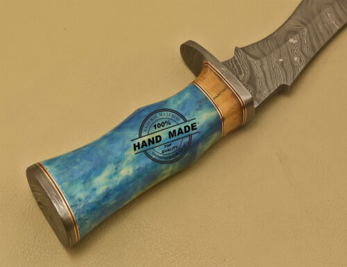 Damascus Skinner Knife Fixed Blade Handmade Damascus Steel Knife 901 - Image 8