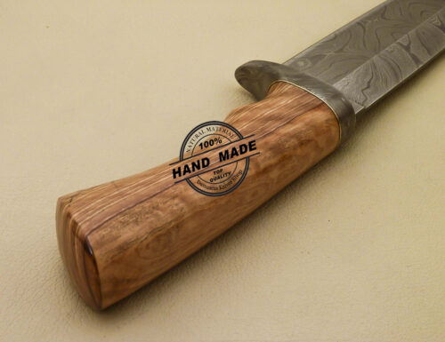 Damascus Skinner Knife Fixed Blade Handmade Damascus Steel Knife 892 - Image 10
