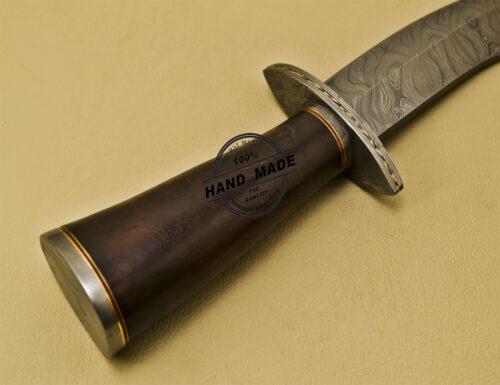 Damascus Skinner Knife Custom Handmade Damascus Steel Knife 891 - Image 10