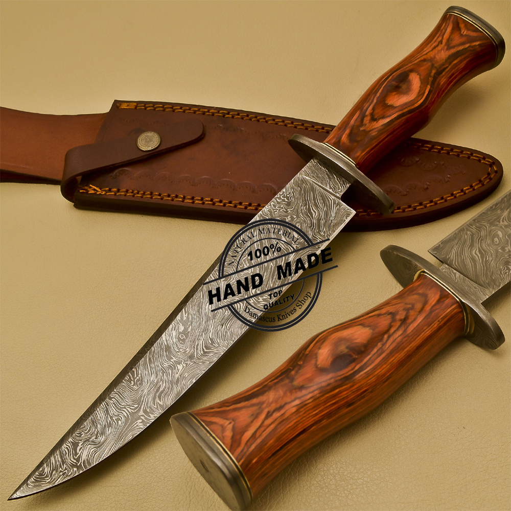 Damascus Bowie Knife