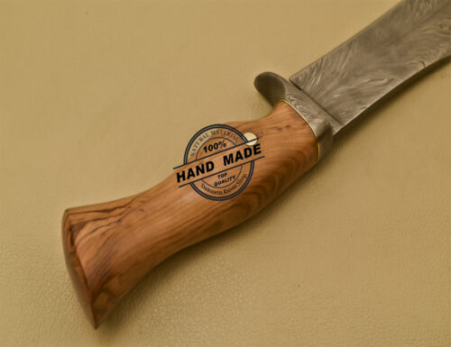 Damascus Bowie Knife Custom Handmade Damascus Steel Hunting Knife 911 - Image 9