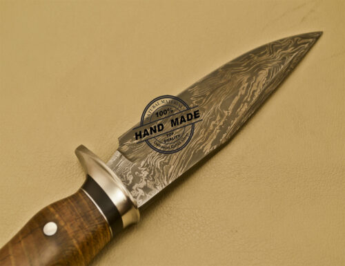 Damascus Skinner Knife Custom Handmade Damascus Steel Hunting Damascus Skinner Knife 913 - Image 6