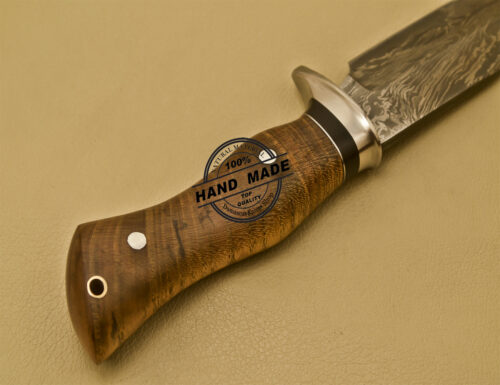 Damascus Skinner Knife Custom Handmade Damascus Steel Hunting Damascus Skinner Knife 913 - Image 8