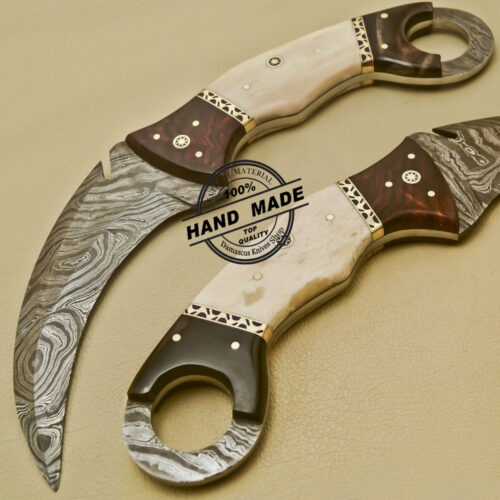 Damascus Karambit Knife