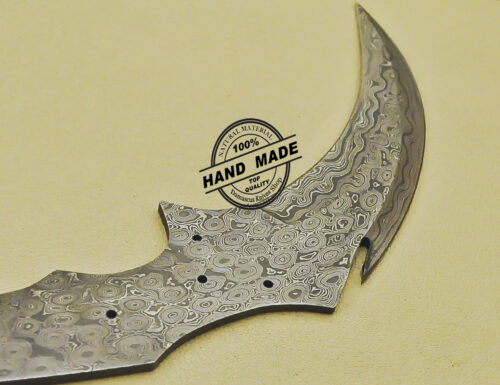 Blank Damascus Karambit Knife Double Edge Damascus Karambit Knife 921 - Image 4