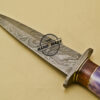 Damascus Dagger Knife Custom Handmade Damascus Steel Hunting Dagger Knife With Sheaths 934 - Image 5
