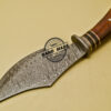 Damascus Hatchet Fixed Blade Handmade Damascus Steel Hunting Hatchet 935 - Image 4