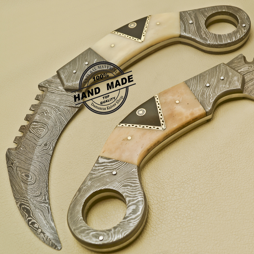 Damascus Karambit