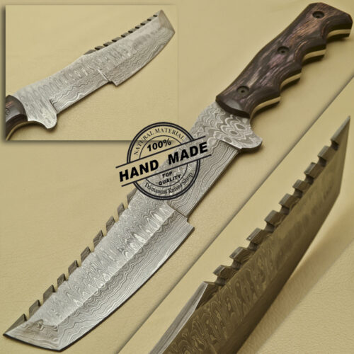 Damascus Tracker Knife