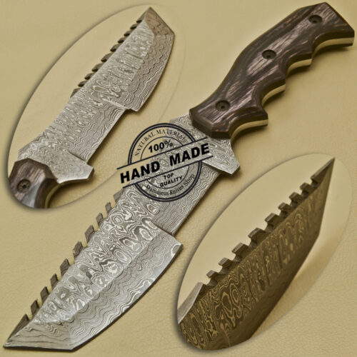 Damascus Tracker Knife