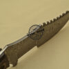 Damascus Tracker Knife Custom Handmade Damascus Steel Hunting Tracker Knife With Leather Sheaths 925 - Image 7