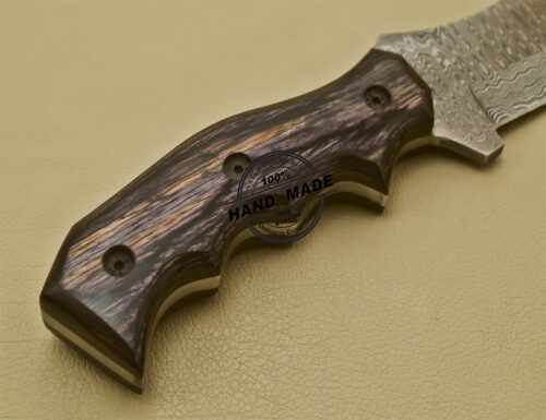 Damascus Tracker Knife Custom Handmade Damascus Steel Knife 928 - Image 8