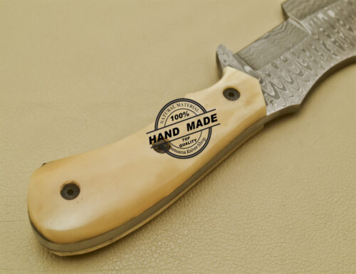 Damascus Tracker Knife Custom Handmade Damascus Steel Knife 929 - Image 9