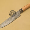 Damascus Kitchen Knife Custom Handmade Damascus Steel Knife 952 - Image 3